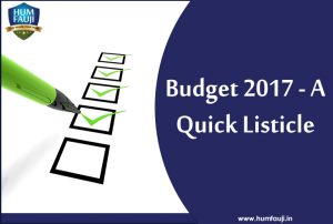Budget 2017 - A Quick Listicle
