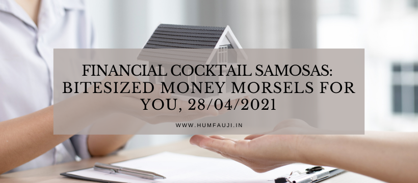 Financial Cocktail Samosas Bitesized money morsels for YOU, 2842021